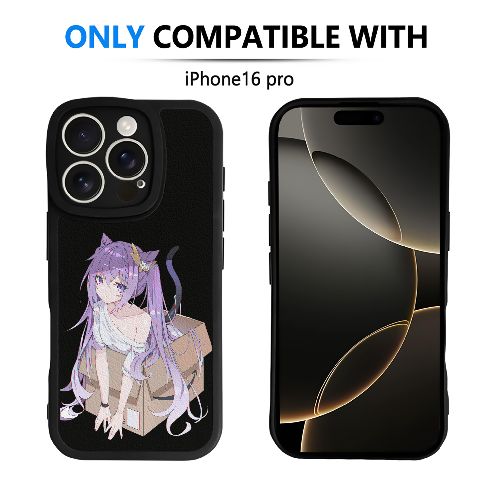 げんし神 刻晴 こくせい genshin Kokusei 【iPhone 16シリーズ対応】シリコンスマホケース（レザー調） 材質：シリコン